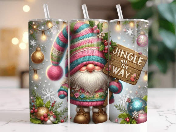 20 Oz Christmas Gnome Tumbler Wrap Review