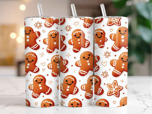 20OZ Gingerbread Pattern Tumbler Wrap Review
