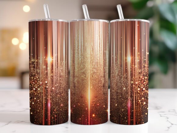 20oz Rose Gold Abstract Tumbler Wrap Review
