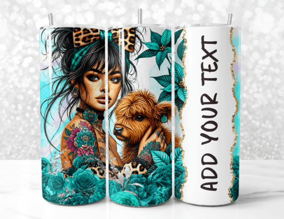 Add Your Text Name Highland Cow Tumbler