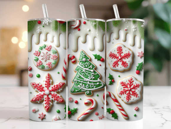 Christmas Cookie Tumbler Wrap Design Review