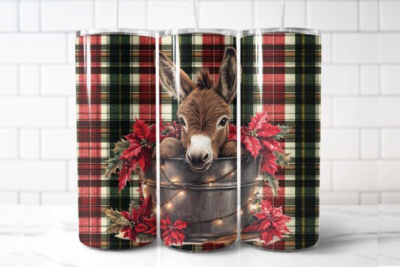 Christmas Donkey Tumbler Wrap Embroidery Review