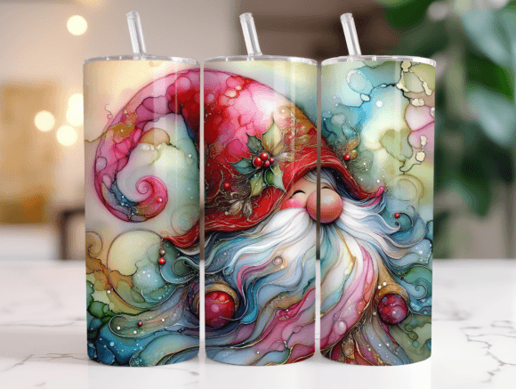 Christmas Gnome Tumbler Wrap Design Review
