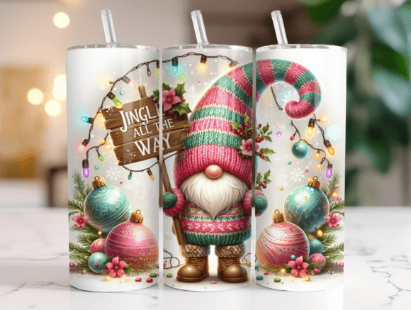 Christmas Gnome Tumbler Wrap Review