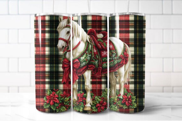 Christmas Horse Tumbler Wrap Embroidery Review
