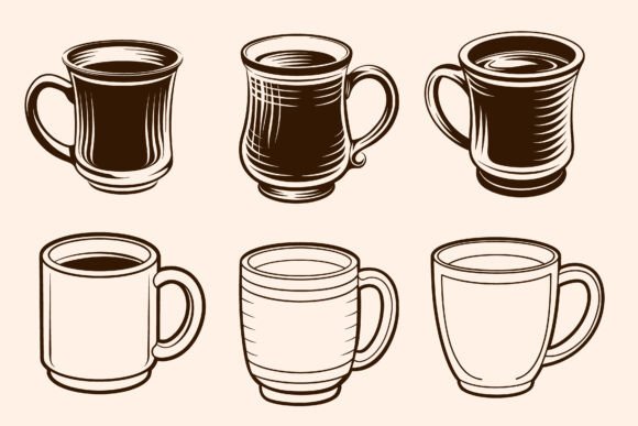 Coffee Cup Vector Line Art Review