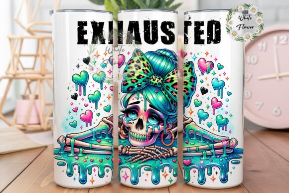 Exhausted Funny Tired Snarky Skeleton Review