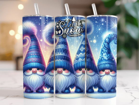 Let It Snow Gnome Tumbler Wrap Review