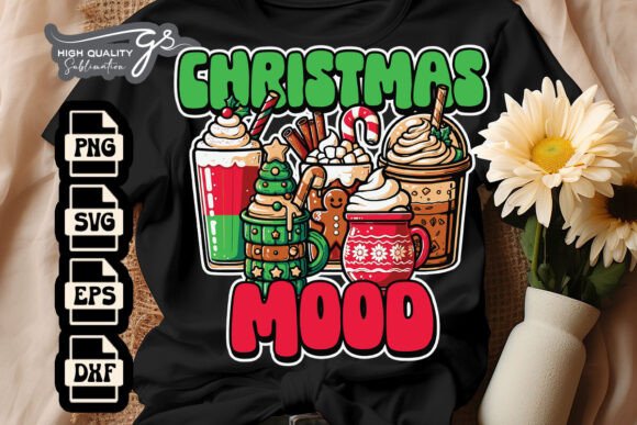Merry Xmas Coffee Mood SVG Review