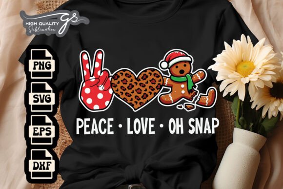 Peace Love Snap Gingerbread SVG Review