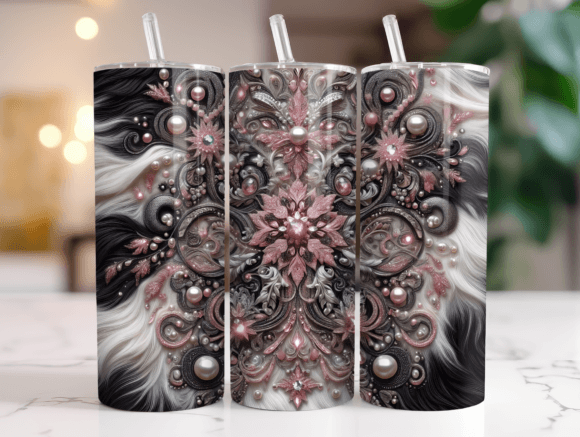 Pink Glitter Cow Skinny Wrap Sublimation Review