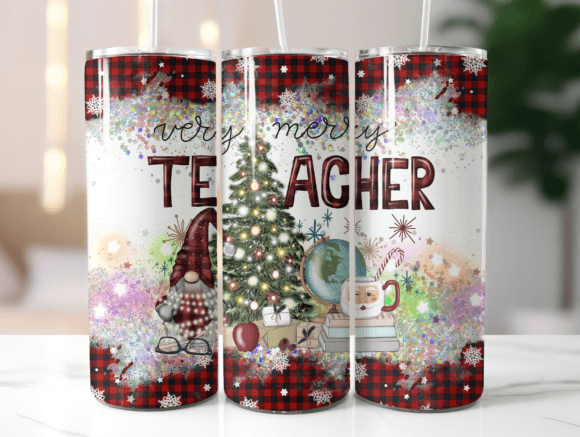 Teacher Gnome Christmas Tumbler Wrap Review